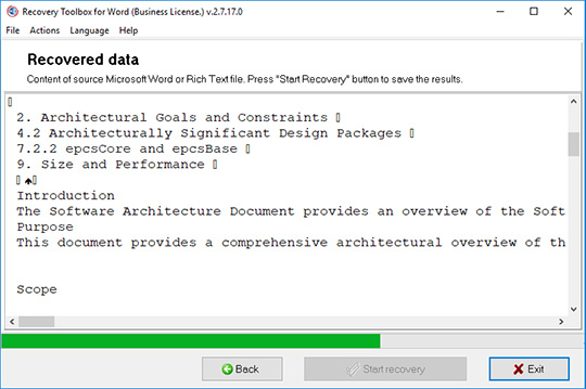 ms office word 복구 소프트웨어