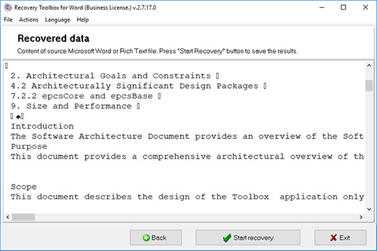 손상된 Microsoft Word 파일 복구