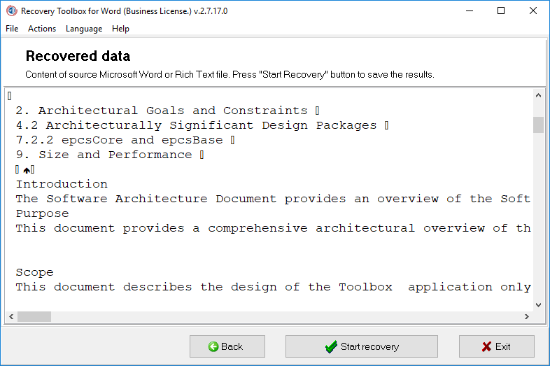 정보를 Microsoft Word로 내보내기 또는 텍스트 파일로 저장